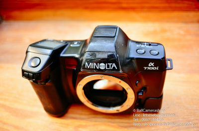 ขายกล้องฟิล์ม Minolta a7700i พร้อมแพลตล่างแท้ Body Only กล้องฟิล์มถูกๆ สำหรับคนอยากเริ่มถ่ายฟิล์ม