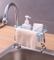 Sink Plastic Storage Rack Sink Drain Sponge Dishcloth Holder Kitchen Shelf Kitchen Sink Sponge Plastic Storage Rack Kitchen Faucet Rack