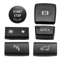 Car Dashboard Ac Ventilated Buttons Auto Ingnition Parking Swithes Trunk Unlock Push Button For BMW X5 E70 X6 E71 E72