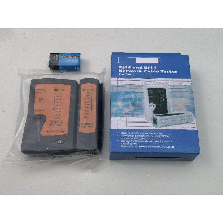 Cable Lan tester with battery or no battery Lazada PH