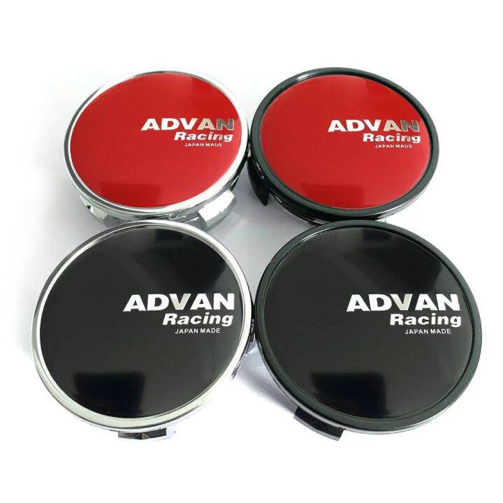 CarDIY 4pcs 62mm ADVAN RACING car center cap cover rim hub cap 62mm