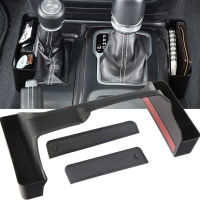 Black Gear Shift Storage Box Stowing Tidying for Jeep Wrangler JL Gladiator JT 2018 2019 2020 2021 2022 Car Interior Accessories