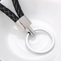 1pcs Key Accessory Leather Metal Keychain, Mens Keychain Car Key Ring.