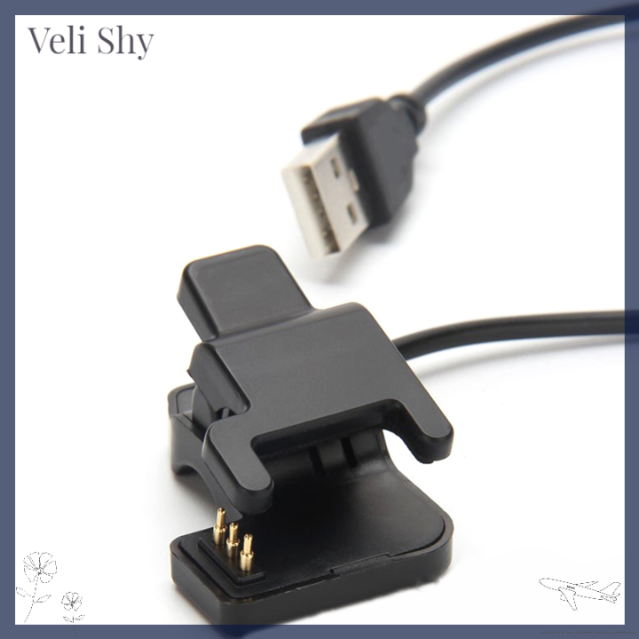 veli-shy-ใหม่สมาร์ทวอท์ชสีดำอเนกประสงค์-usb-สายชาร์จคลิปชาร์จไฟ3พินสายรัดข้อมือแบบพกพา-charger-adaptor-ยูเอสบีชาร์จไวสายชาร์จ