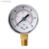 ▲♙ Pressure Gauge 40mm Dial 1/8 quot; BSPT Vertical 15 30 60 100 160 200 300 PSI amp; Bar Drop shipping