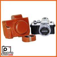 SALE Leather case bag strap for OLYMPUS OMD EM10 II ##กล้องถ่ายรูป ถ่ายภาพ ฟิล์ม อุปกรณ์กล้อง สายชาร์จ แท่นชาร์จ Camera Adapter Battery อะไหล่กล้อง เคส