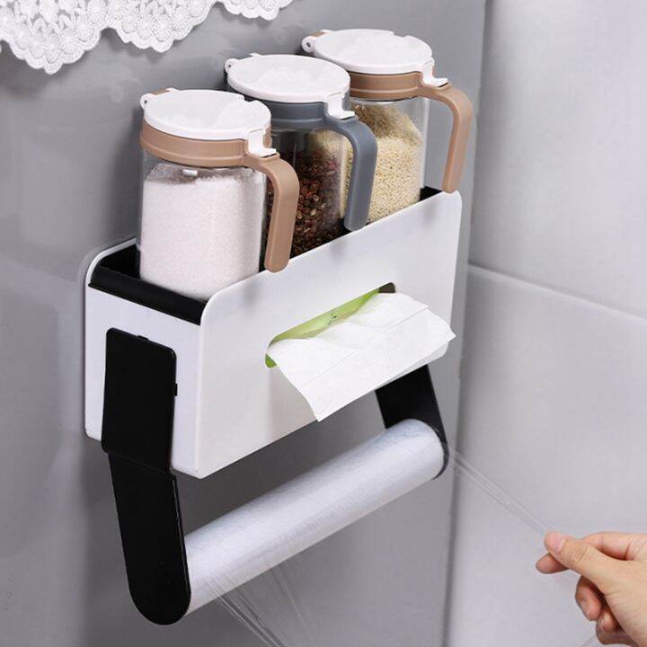 spice-rack-for-refrigerator-kitchen-storage-rack-paper-towel-holder-refrigerator-side-hanging-organizer-shelf