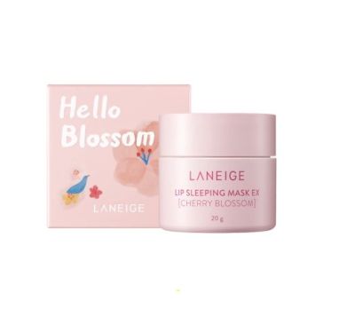Laneige Lip Sleeping Mask 20 g. Cherry Blossom ลิปมาสก์ กลิ่นลิมิเต็ด หอมดอกซากุระที่ผลิบานช่วงฤดูใบไม้ผลิ ช่วยบำรุงให้ริมฝีปากชุ่มชื้นล้ำลึก