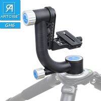 หัวขาตั้งกล้อง Gimbal มืออาชีพสำหรับหัววงแหวนสำหรับยึดเลนส์กล้องโทรศัพท์720แบบพาโนรามาสำหรับนกดูคาร์บอนไฟเบอร์