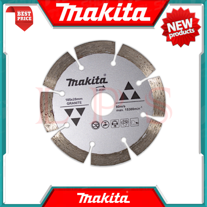 makita-cutting-blade-ใบตัดเพชร-4-นิ้ว-น้ำ-แกรนิต-ใบเพชรตัดปูน-ใบเพชรตัดคอนกรีต-รุ่น-d-44351-การันตีสินค้า