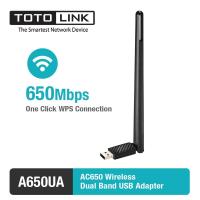 Wireless USB Adapter TOTOLINK (A650UA) AC650 Dual Band (Lifetime Forever)