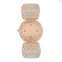 ⌚ นาฬิกาแฟชั่น⌚ Tide simple diamond all over the sky star lady wrist watch fashion quartz ms luxury watches