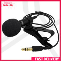 Imixcity 3.5mm Clip On Mini Lapel Lavalier Microphone