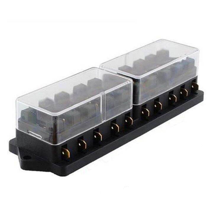 yf-fuse-holder-box-marine-van-1x-12v-24v-1pcs-1x-6-8-10-12-way-ato-block-industrial-accessories-black-boat-new