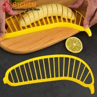 1PC Plastic Banana Cutter Fruit Vegetable Sausage Slicer Salad Sundaes Tools Accessories Gadgets