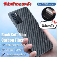 3D โค้งโปร่งใสสติกเกอร์คาร์บอนไฟเบอร์ฟิล์มสำหรับ Realme 8 7 6 Pro C25Y C25S C21 C20 C2 C17 C15 C12 C11 2020 7i 8i 5 5i 6i 5s 3 Pro ฟิล์มกันรอยหลังเต็มจอ OPPO Realme GT Master GT Neo2 Neo 2 Narzo 50i 50 Pro 30A 20 Pro Realme8 Pro