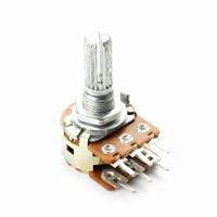 1Pcs,WH148สเตอริโอ Potentiometer R1650NO B50K X2โอห์มความยาวเพลา20มม.