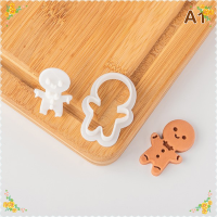 CHUN Gingerbread Man Cookie Plunger cutters บิสกิตแสตมป์เบเกอรี่เครื่องมือตกแต่ง