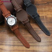 Suitable For Watch Band 18Mm 20Mm 22Mm Cowhide Leather Vine Strap Accessories With Base Tray Smooth Genuine