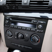 Car Styling For BMW E81 E82 E87 Center Console Audio Button Volume MENU Air Conditioning Knob Frame Interior Panel Cover Sticker