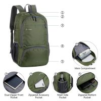 ：&amp;gt;?": Lightweight Foldable Backpack Men Women Waterproof Packable Backpack Outdoor Travel Hiking Cycling Daypack Camping Shoulders Bag