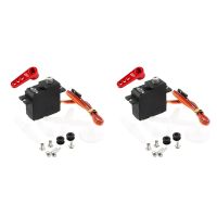 2X PDI-1181MG Servo 18G 3.5KG Metal Gear Digital Servo &amp; Metal Servo Arm for WPL C14 C24 MN D90 MN99S RC Car