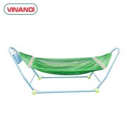 Võng Đưa Tự Động Cho Bé VINANOI VTD20 - Sức đưa 20kg, Lưới võng xanh lá