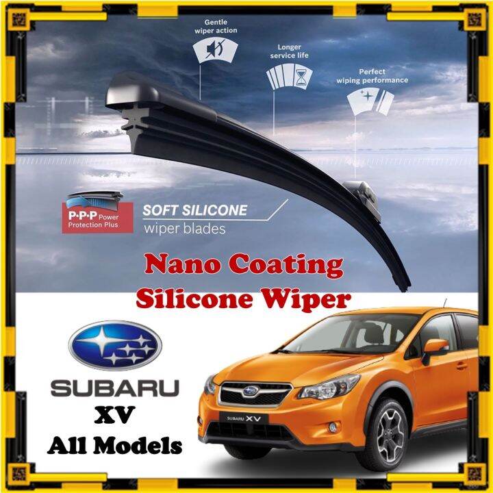 Subaru XV Nano Coating Soft Silicone Car Wiper Blades 1 Pair