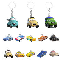 【2023】 Epoxy Resin Cartoon Cars Sally Pendant Keyring Backpack School Bag Design Gifts Jewelry Creative Handmade Keychain FWN245 ！