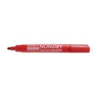 ปากกามาร์คเกอร์  NONDRY แดง(แพ็ค12ด้าม) ดอง-อาร์ 870113