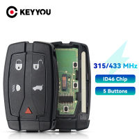 KEYYOU รถกุญแจรีโมท315 433เมกะเฮิร์ตซ์ ID46 PCF7945ชิปสำหรับ Land Rover Freelander 2 Replacment สมาร์ทการ์ด