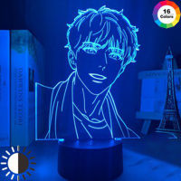3D LED Lamp Japanese Anime for Night Light Colorful Manga Bedroom Decor Lamp Birthday Gift Desktop Decoration Theme LED Lamp