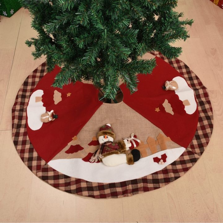 90cm-christmas-tree-skirt-red-christmas-tree-foot-cover-snowflake-santa-claus-printed-christmas-tree-carpet-base-mat-decor