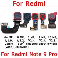 กล้องหน้าด้านหลังเดิมสําหรับ Xiaomi Redmi Note 9 Pro Note9 9Pro กล้องเซลฟี่ด้านหน้าหลักโมดูลอะไหล่ทดแทน