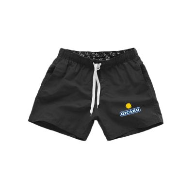 RICARD Printed Mens Beach Shorts Swimwear Gym Trunks Male Sweatpants Swimsuit Board Clothing Homme 2023