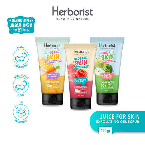 HERBORIST BODY SCRUB JUICE FOR SKIN EXFOLIATING GEL SCRUB 150 ML SCRUB