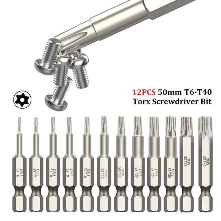 5Inch Hex Bits Driver Tamper Proof Security Drill Bit Set Torx