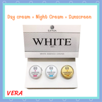 ** 1 Set ** ชุดเช็ตครีมดูแลผิวหน้าสูตรเข้มข้น White Essence Cream By Supara ไวท์ เอสเซนส์ ครีม 3 in 1 ปริมาณ 5 g.