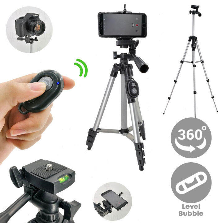 Bluetooth DK 3888 Portable Extendable Camera Tripod Stand With Remote