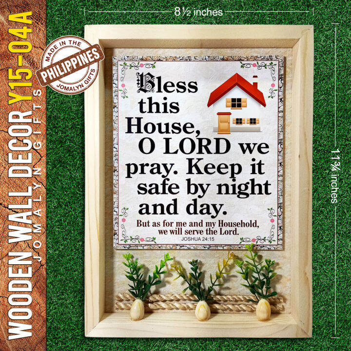 Wooden Wall Decor Y15 04A By Jomalyn Gifts BLESS THIS HOUSE Bible   C05b2d8eade8f0cca071afe90c2dca04  720x720q80 