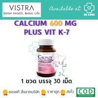 VISTRA CALPLEX CLACIUM 600MG &amp; MENAQIUNONE-7 PLUS