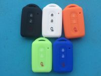 [More Suitable]2ปุ่มซิลิโคนสำหรับ Nissan Qashqai Micra Juke X-Trail Navara หมายเหตุ Tiida Keyless Fob Shell ผู้ถือผิว Protector