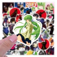 ?พร้อมส่ง?CODE GEASS โค้ด กีอัส  Waifu JAPAN ANIME อนิเมะ sticker สติกเกอร์กันน้ำรูปแบบที่แตกต่างกัน 50ชิ้น