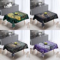 Tarot Tablecloth Dust Proof Tree of Life Altar Cloth Pagan Spiritual Pendulum Witchcraft Astrology Oracle Cards Pads 40x70cm