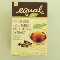 อิควล สตีเวีย  หญ้าหวาน equal  stevia   ใช้แทนน้ำตาล  กล่อง100ซอง