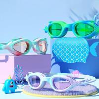 Professional Swimming Goggles Girl Cartoon Mermaids Swim Glasses Waterproof Anti Fog Swim Eyewear For Children Kids Gifts