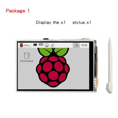 【⊕Good quality⊕】 fuchijin77 สำหรับ Raspberry Pi 4หน้าจอสัมผัส3.5จอแอลซีดีที่มีการตอบสนองสูง480*320 Gpio Display พร้อมด้วยการ์ด Abs Casepowerfan 64Gb สำหรับ4b ราสเบอร์รี่ Pi