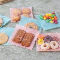 【DT】 hot  100pcs Dots Snack Cookie Sealing Bag Self-Adhesive Baby Shower Birthday Party Candy Biscuit Packaging Gift Bag