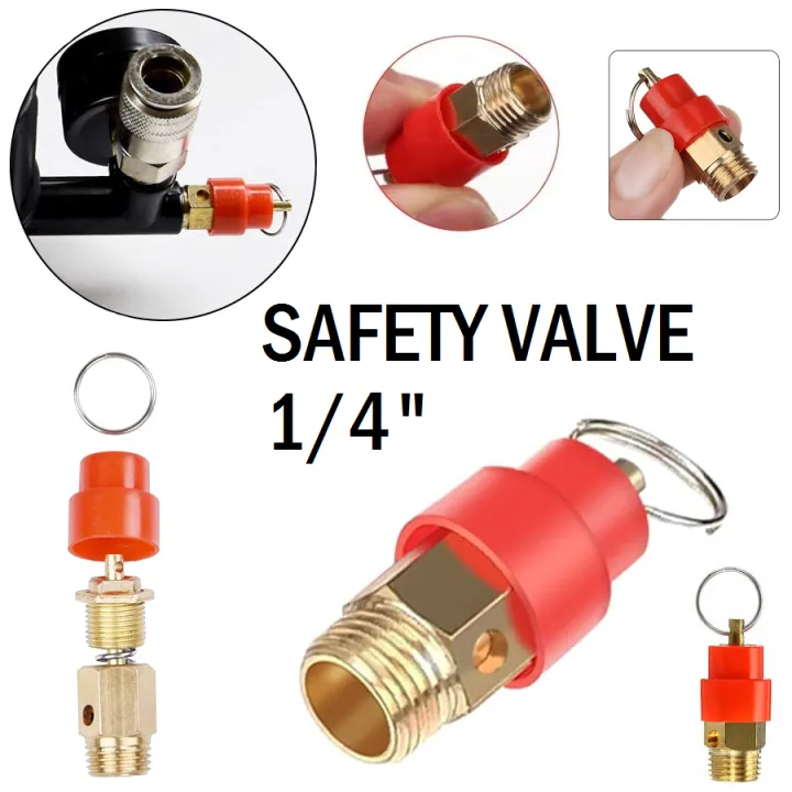Mini Safety Valve Compressor / Kran Pengaman Tekanan Kompresor 1/4
