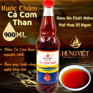 Nước chấm Cá Cơm Than 900ML HưngViệt - Nước mắm Cá Cơm Than